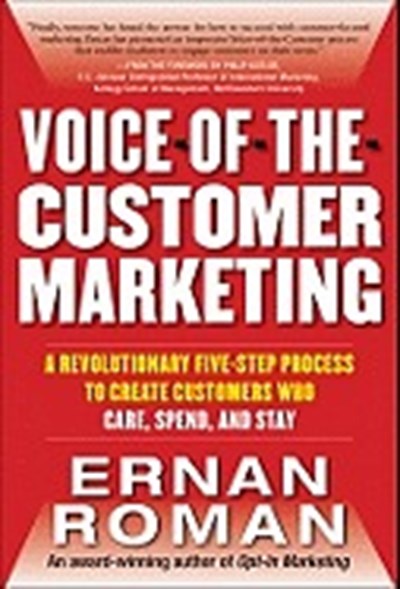 An Excerpt from Voice-of-the-Customer Marketing
