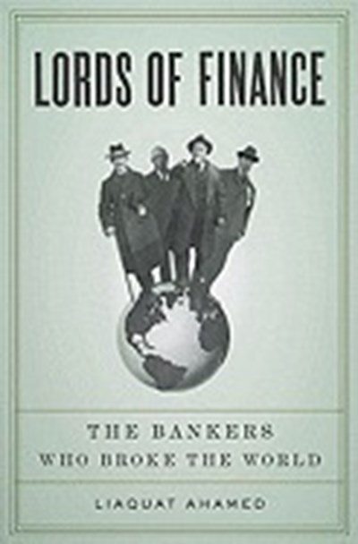 Lords of Finance Wins FT Goldman Sachs Book Award