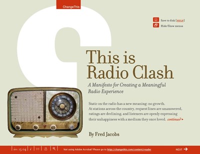 This is Radio Clash: A Manifesto for Creating a Meaningful Radio Experience