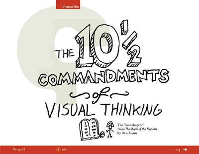 The 10 1/2 Commandments of Visual Thinking: The "Lost Chapter" from The Back of the Napkin