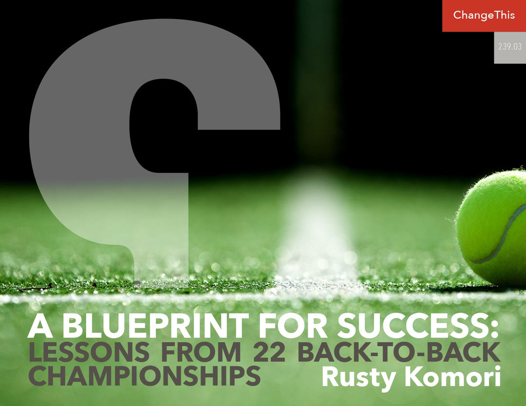 A Blueprint for Success: Lessons From 22 Back-to-Back Championships