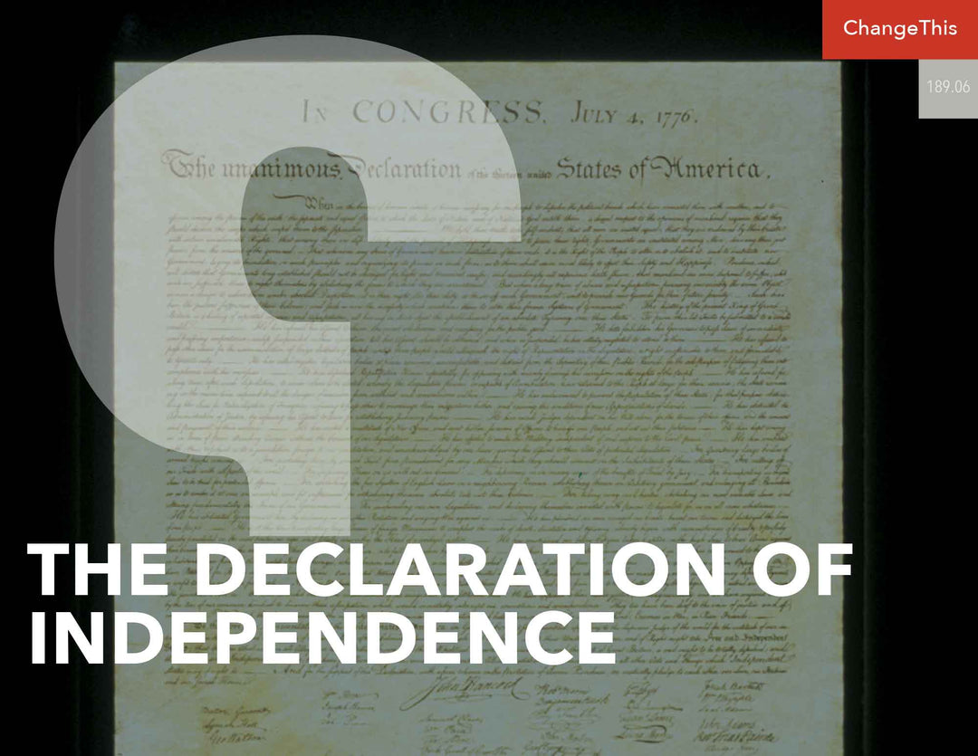 The Declaration of Independence