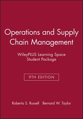 Operations and Supply Chain Management, 9e Wileyplus Learning Spacestudent Package