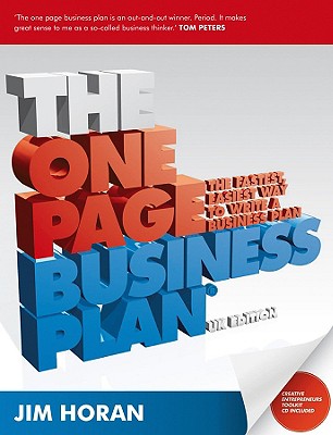 One Page Business Plan: The Fastest, Easiest Way to Write a Business Plan (UK)