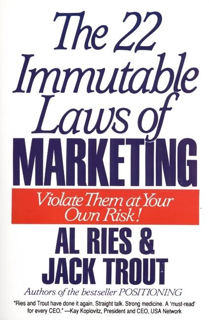 22 immutable laws of marketing brand name