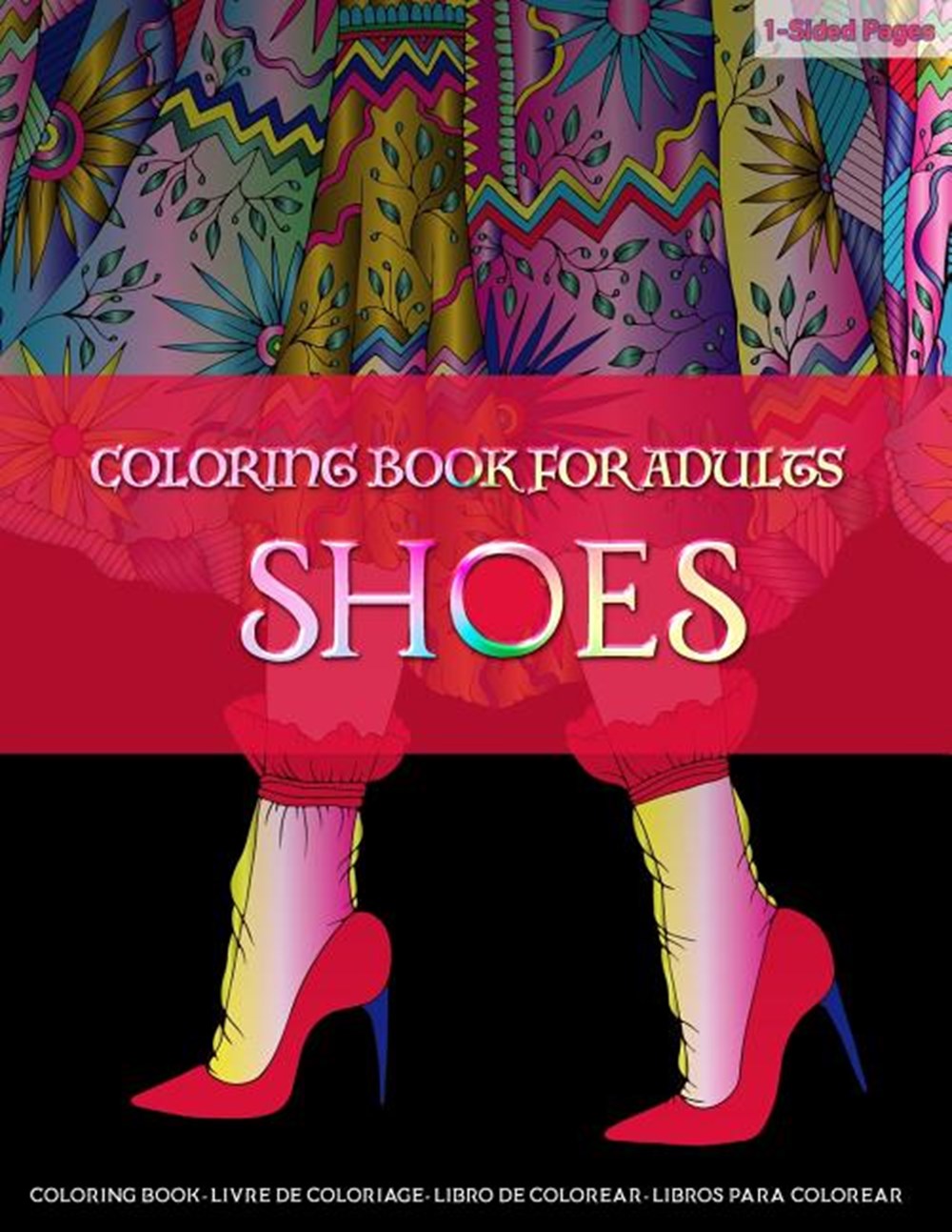 Download Coloring Book For Adults Shoes In Paperback By Dhiya Coloring