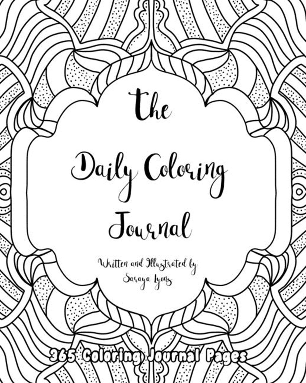 Daily Coloring Journal 365 Coloring Journal Pages