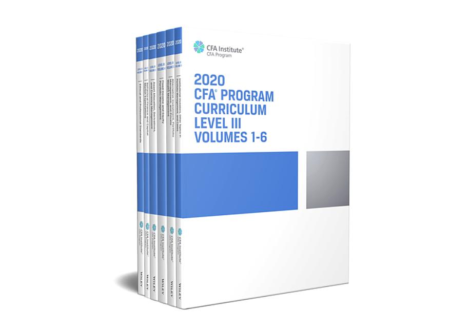 CFA Program Curriculum 2020 Level III, Volumes 1 - 6, Box Set In ...