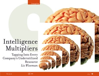 Intelligence Multipliers: Tapping Into Every Company's Underutilized Resource